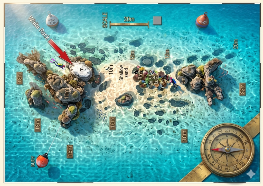white rock tauchseite